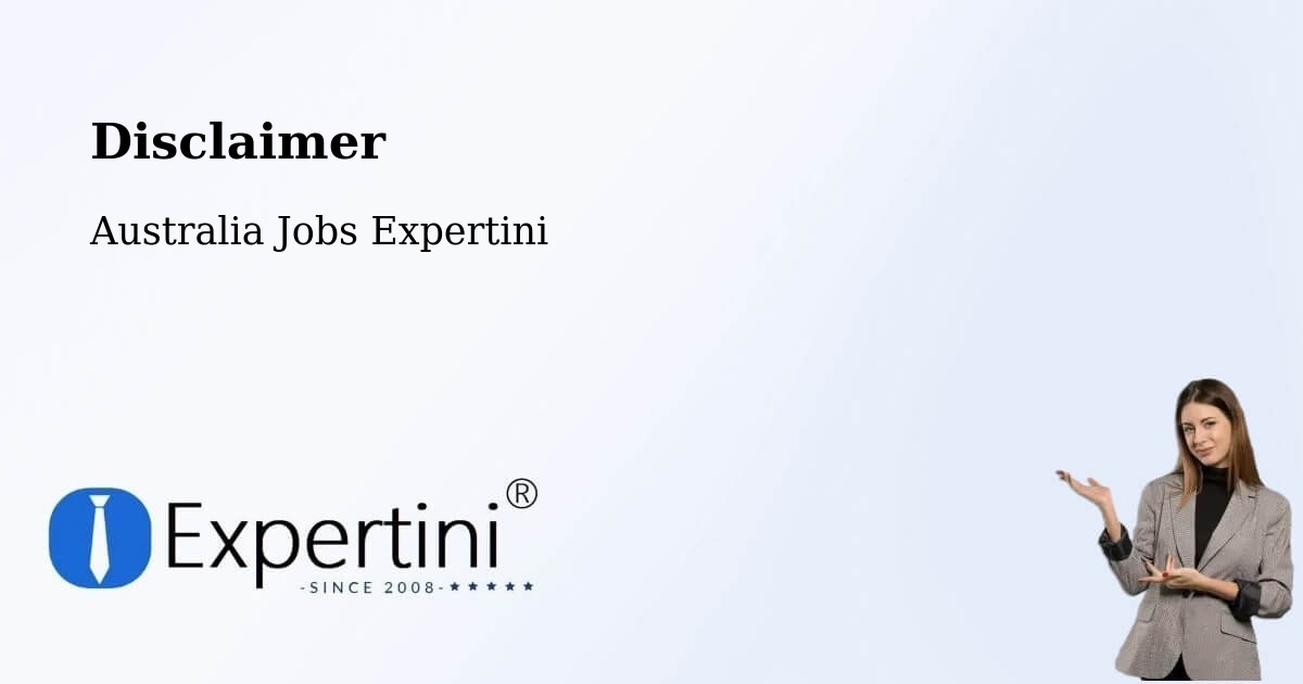 Disclaimer – Westminster - Australia Jobs Expertini